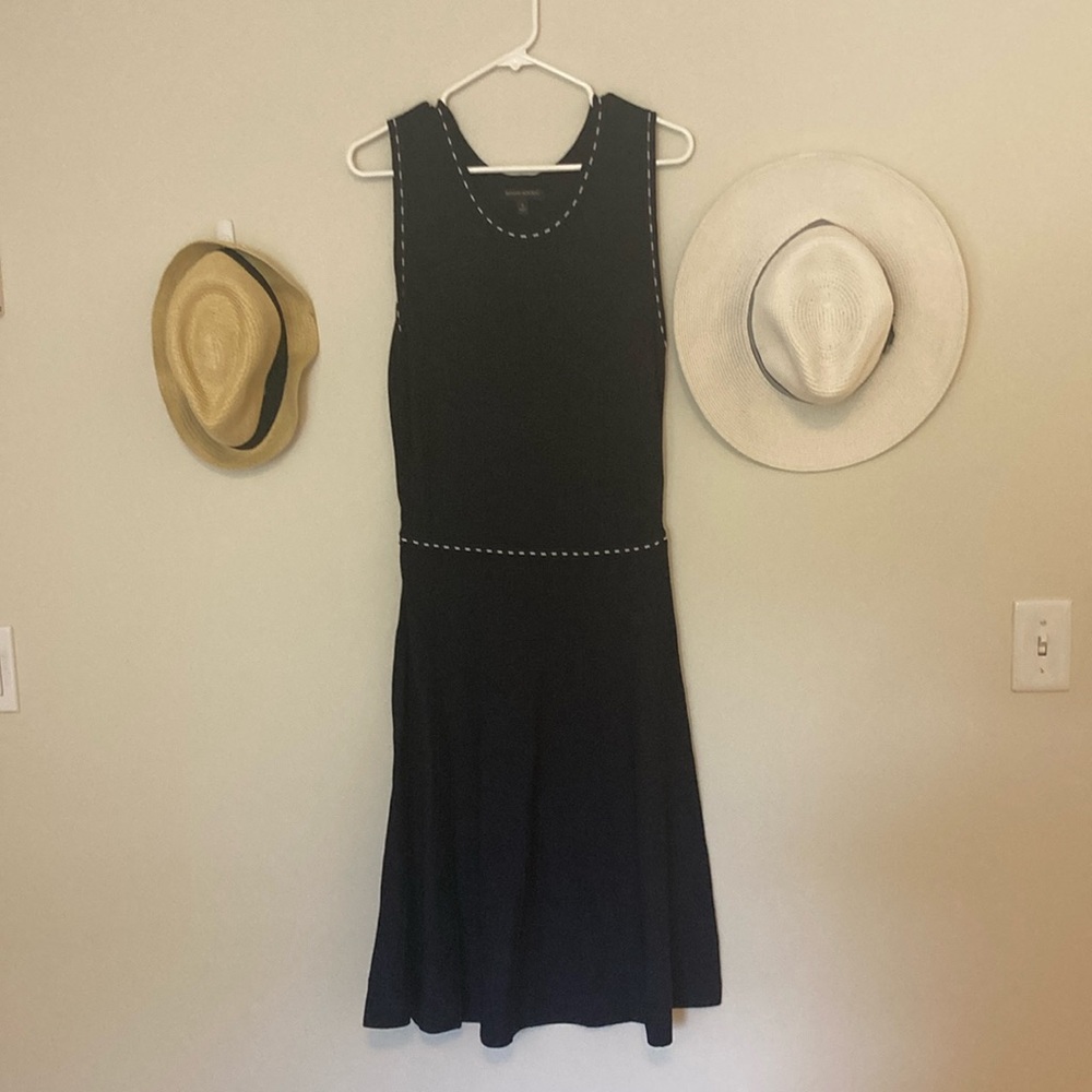 Elegant Banana Republic Navy Sleeveless Drop Waist Dress